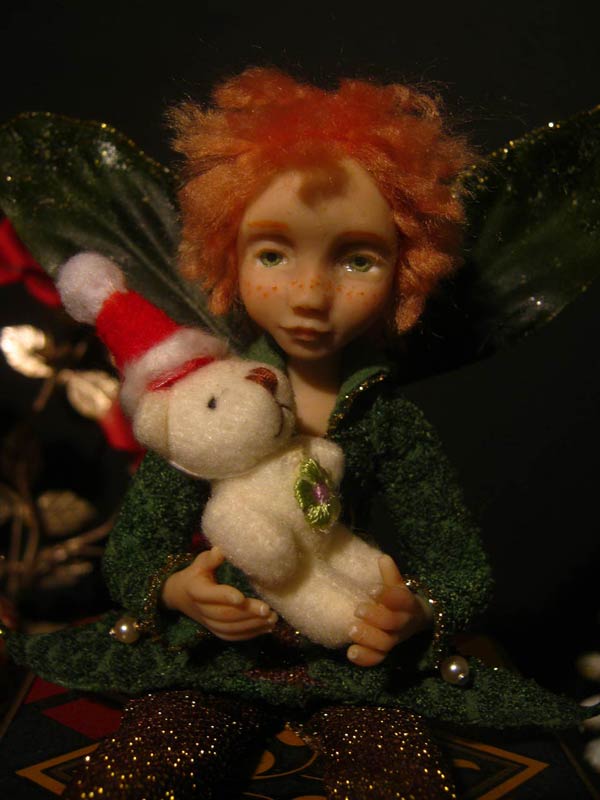 Ooak Posable Fairy Tale Noel e Orsetto